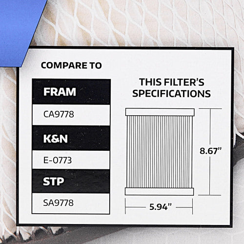 Super Tech 1620 Engine Air Filter, Replacement Filter for GM or GM Truck EasyOptionXY LLC