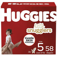 Huggies Little Snugglers Baby Diapers Size 5; Count 58 EasyOptionXY LLC