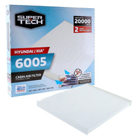 Super Tech 6005 Cabin Air Filters for Hyundai/Kia Replacement Air/Dust Filter EasyOptionXY LLC