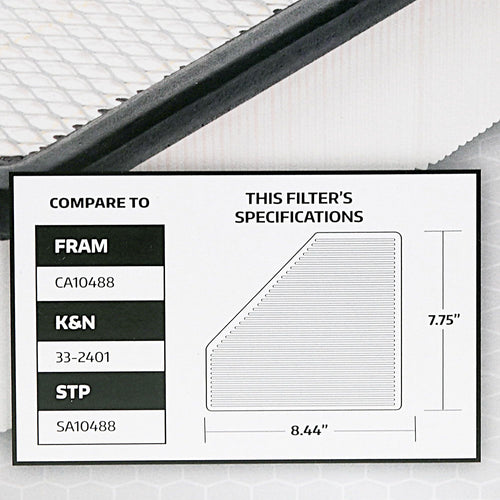 Super Tech 1285 Engine Air Filter, Replacement Filter for Ford EasyOptionXY LLC