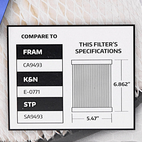 Super Tech 1795 Engine Air Filter, Replacement Filter for Honda EasyOptionXY LLC