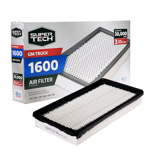Super Tech 1600 Engine Air Filter, Replacement Filter for GM or GM Truck EasyOptionXY LLC