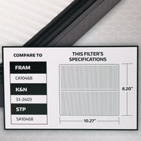 Super Tech 1830 Engine Air Filter, Replacement Filter for Acura and Honda EasyOptionXY LLC