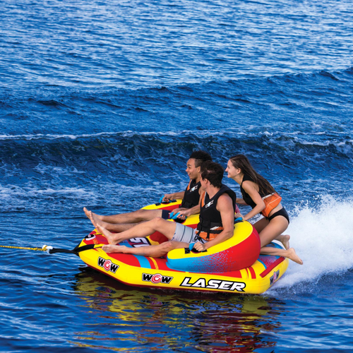 WOW Sports Laser 3-Person Towable Jupiter Gear