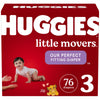 Huggies Little Movers Baby Diapers Size 3; Count 76 EasyOptionXY LLC