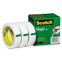 Scotch Magic Tape 1" x 2592" 3" Core 3/Pack, Clear EasyOptionXY LLC