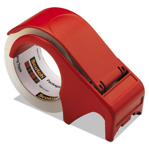 Scotch Compact and Quick Loading Dispenser For Box Sealing Tape, 3" Core, Plastic, Red EasyOptionXY LLC
