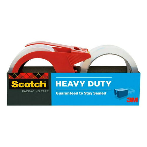 Scotch Heavy Duty Packaging Tape with Dispenser, Clear, 1.88" x 38.2 yd., 1 Total EasyOptionXY LLC