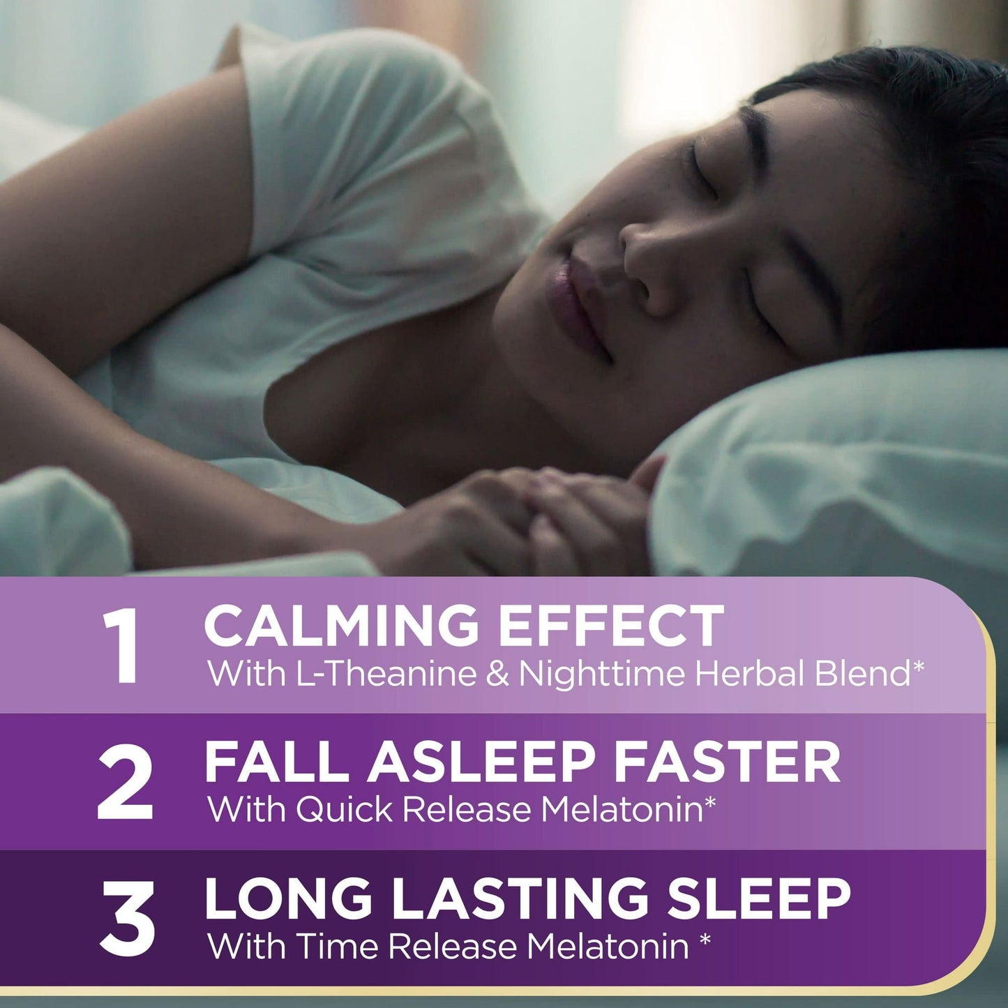 Nature's Bounty Sleep3 Melatonin, Maximum Strength Drug Free Sleep Aid, Tri-Layered Tablets, 10 mg, 30 Count EasyOptionXY LLC