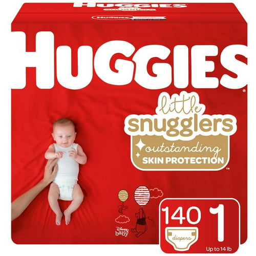 Huggies Little Snugglers Baby Diapers Size 1; Count 140 EasyOptionXY LLC