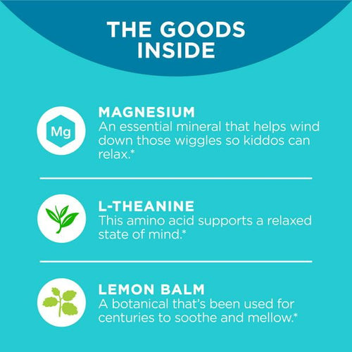 OLLY Kids Chillax Gummy, Chewable Supplement, Magnesium, L-Theanine, Sunny Sherbet, 50 Count EasyOptionXY LLC