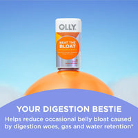 OLLY Beat the Bloat Capsule Supplement, Digestive Support, 25 Count EasyOptionXY LLC