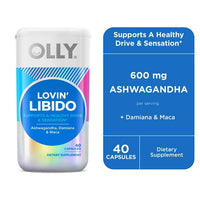 OLLY Lovin' Libido Capsule Supplement, Ashwaganda, Damiana, 40 Count EasyOptionXY LLC