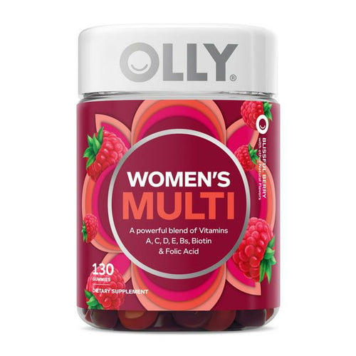 OLLY Women's Multivitamin Gummy, Health & Immune Support, Berry, 130 Count EasyOptionXY LLC