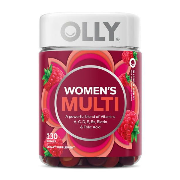 OLLY Women's Multivitamin Gummy, Health & Immune Support, Berry, 130 Count EasyOptionXY LLC