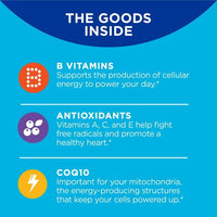 OLLY Mens Multivitamin Gummy, Health & Immune Support, B Vitamin, CoQ10, Blackberry, 90 Count EasyOptionXY LLC