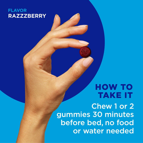 OLLY Kids Sleep Gummy Supplement, 0.5 Melatonin, L Theanine, Raspberry, 50 Count EasyOptionXY LLC