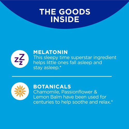 OLLY Kids Sleep Gummy Supplement, 0.5 Melatonin, L Theanine, Raspberry, 50 Count EasyOptionXY LLC