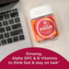 OLLY Laser Focus Gummy, Ginseng, Alpha GPC, B Vitamin, Supplement, Berry Tangerine, 36 Count EasyOptionXY LLC