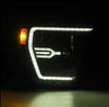 AlphaRex 21-23 Ford F150 / 21-23 Ford F150 Raptor LUXX-Series LED Projector Headlights Alpha-Black OffRoadUSA.com