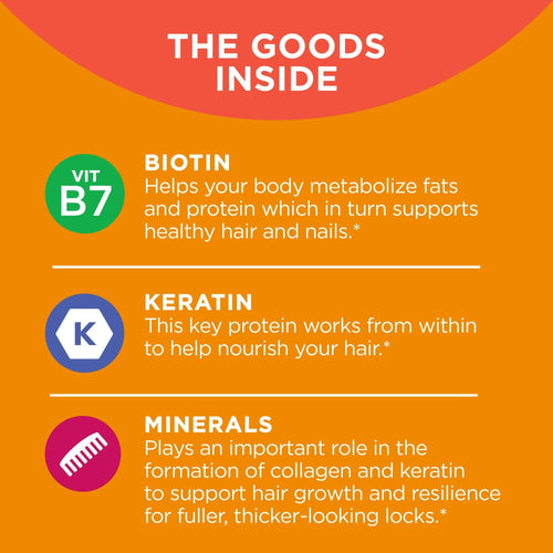 OLLY Ultra Strength Hair Softgel, Hair Support Supplement, Biotin, Keratin, 30 Count EasyOptionXY LLC