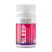 OLLY Extra Strength Sleep Fast Dissolves Supplement, 5mg Melatonin, Lemon Balm, Vegan, Strawberry, 30 Count EasyOptionXY LLC