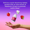 OLLY Extra Strength Sleep Fast Dissolves Supplement, 5mg Melatonin, Lemon Balm, Vegan, Strawberry, 30 Count EasyOptionXY LLC