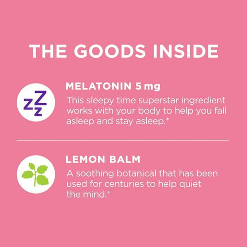 OLLY Extra Strength Sleep Fast Dissolves Supplement, 5mg Melatonin, Lemon Balm, Vegan, Strawberry, 30 Count EasyOptionXY LLC