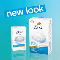 Dove Beauty Bar Soap for Women Gentle Exfoliating All Skin, 3.75 oz 8 Bars EasyOptionXY LLC