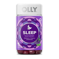 OLLY Sleep Gummy Supplement, 3mg Melatonin, L Theanine, Chamomile, Blackberry, 90 Count EasyOptionXY LLC