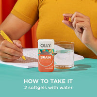 OLLY Ultra Strength Brain Softgels, Nootropic Supplement, 60 Count EasyOptionXY LLC