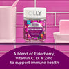 OLLY Extra Strength Elderberry Gummies, Immune Support, Vitamin C, D, Zinc, Berry, 60 Count EasyOptionXY LLC