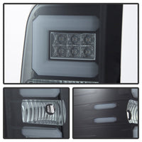 Spyder 14-18 Chevy 1500 / 15-19 GMC 3500 Dually / Bar LED Tail Lights Blk Smke ALT-YD-CS14-LBLED-BSM OffRoadUSA.com