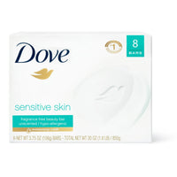 Dove Moisturizing Beauty Bar Sensitive Skin, 3.75 oz, 8 Bars EasyOptionXY LLC