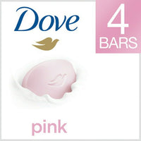Dove Beauty Bar Gentle Skin Cleanser Pink More Moisturizing Than Bar Soap, 3.75 oz, 4 Bars EasyOptionXY LLC