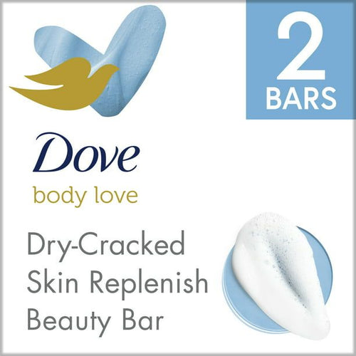 Dove Body Love Hypoallergenic Dryness Relief Bar Soap with Pro Ceramides, 7.5 oz, 2 Bars EasyOptionXY LLC