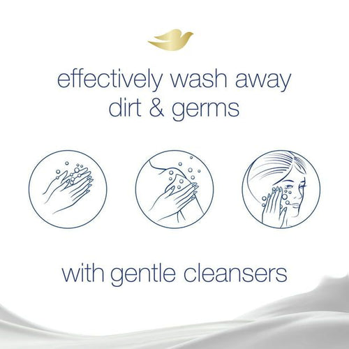 Dove Gentle Exfoliating With Renewing Mild Cleanser Beauty Bar, 3.75 oz, 4 Bars EasyOptionXY LLC
