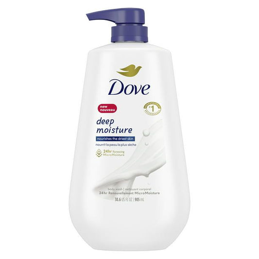 Dove Deep Moisture Liquid Body Wash with Pump Nourishing for Dry Skin, 30.6 oz EasyOptionXY LLC