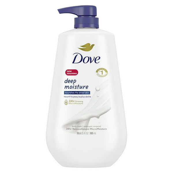 Dove Deep Moisture Liquid Body Wash with Pump Nourishing for Dry Skin, 30.6 oz EasyOptionXY LLC