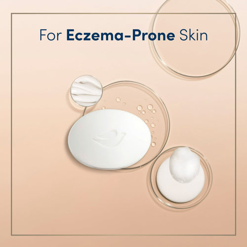 Dove Body Love Beauty Bar Soap Eczema-Prone Skin Care with Colloidal Oatmeal Fragrance-Free, 7.5 oz, 2 Bars EasyOptionXY LLC