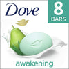 Dove Beauty Bar Gentle Skin Cleanser Awakening More Moisturizing Bar Soap, 3.75 oz, 8 Bars EasyOptionXY LLC
