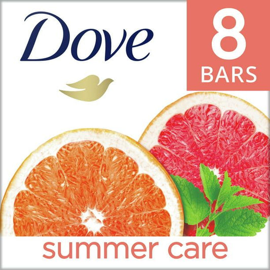 Dove Beauty Bar Summer Care More Moisturizing Than Bar Soap, 3.75 oz, 8 Bar EasyOptionXY LLC