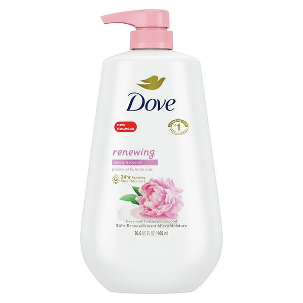Dove Renewing Liquid Body Wash with Pump Peony and Rose Oil, 30.6 oz EasyOptionXY LLC