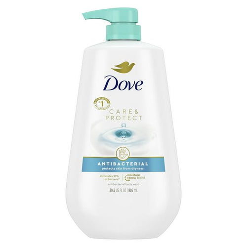Dove Care & Protect Antibacterial Liquid Body Wash with Pump, 30.6 oz EasyOptionXY LLC