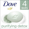 Dove Purifying Detox with Green Clay Beauty Bar, 3.75 oz, 4 Count EasyOptionXY LLC