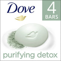 Dove Purifying Detox with Green Clay Beauty Bar, 3.75 oz, 4 Count EasyOptionXY LLC