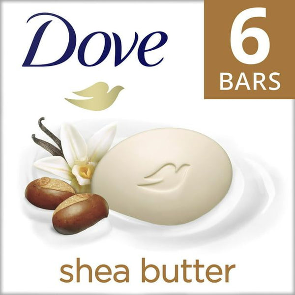 Dove Shea Butter Gentle Skin Bar Soap, 3.75 oz, 6 Count EasyOptionXY LLC