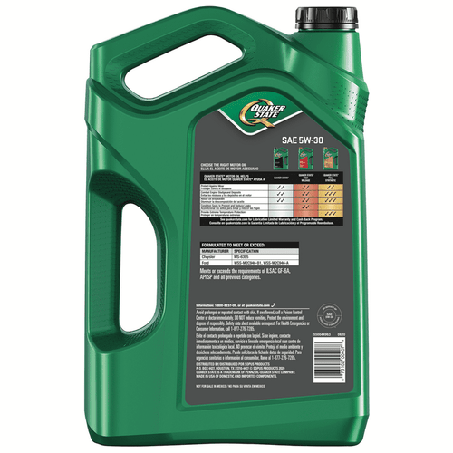 Quaker State Conventional Synthetic Blend 5W-30 Motor Oil, 5 Quart EasyOptionXY LLC
