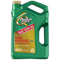 Quaker State Full Synthetic High Mileage 10W-30 Motor Oil, 5 Quart EasyOptionXY LLC