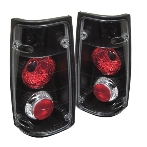 Spyder Isuzu Rodeo 91-97/Isuzu Amigo 89-94 Euro Style Tail Lights Black ALT-YD-IR91-BK OffRoadUSA.com